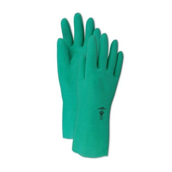 Mapa Chemical Resistant Gloves, Green, 8, 12 PK 483428ZQK - main